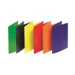 Mapa din carton 300 gsm – portocalie, cu elastic vertical, organizare eficientă