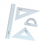 Set complet de geometrie Herlitz pentru lecții precise și corecte!