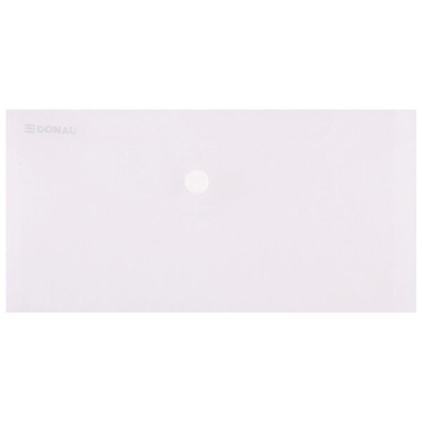 Mapa DL transparentă cu capsa – practică și clară pentru documente mici.