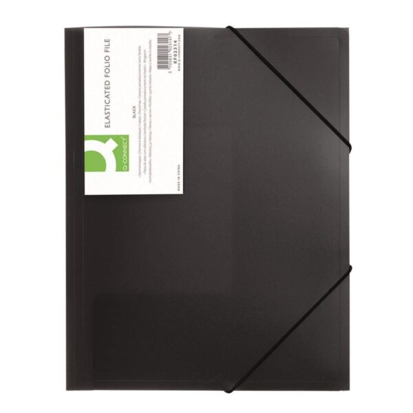 Mapa A4 neagră, durabilă și elegantă, ideală pentru documente importante.