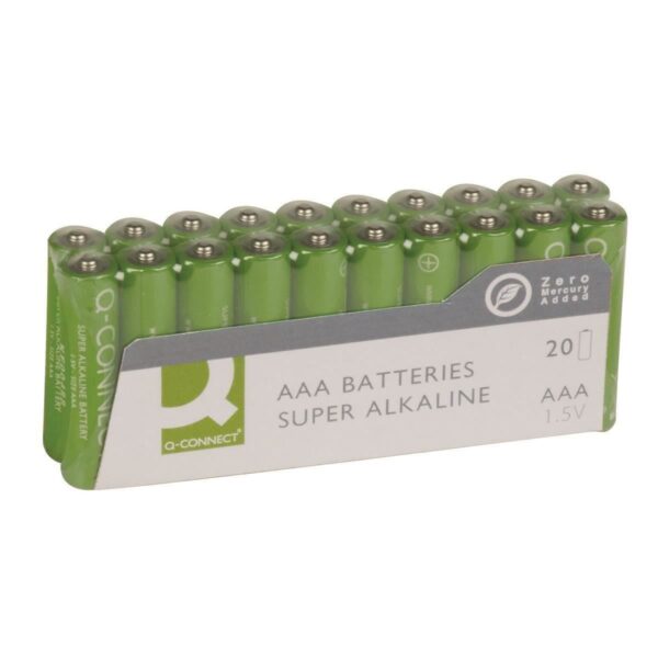 Baterii alcaline Q-CONNECT pentru dispozitivele tale zilnice.