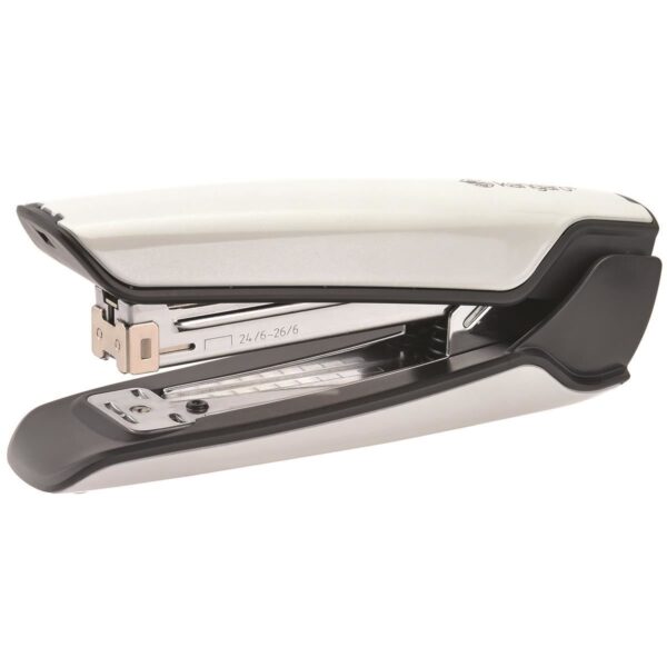 Capsator Kangaro Nowa-335S/S, metal alb metalizat, ideal pentru birou, cu capse 24/6 și 26/6.