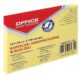 Cub notițe adezive OFFICE Products, 400 file, galben pal, 76 x 76 mm.