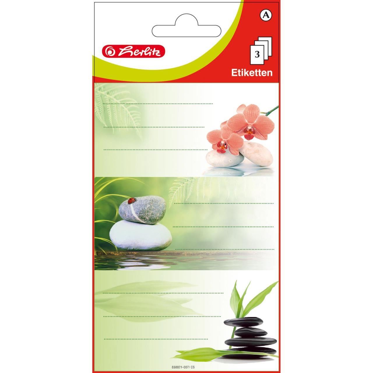 Etichete școlare Herlitz Camp Rock Set 9 – un design cool și practic pentru organizare.