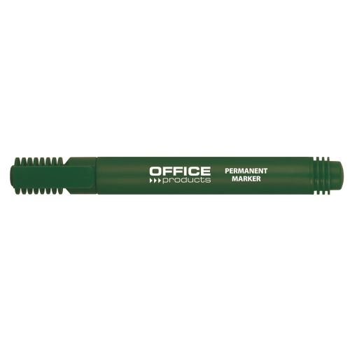 Marker permanent OFFICE Products, vârf rotund, verde, 1 - 3 mm